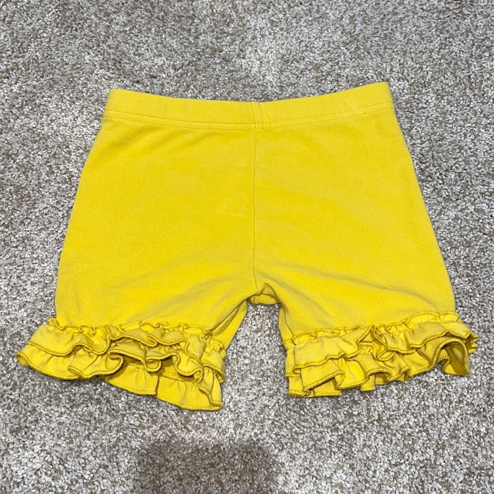 Eleanor Rose mustard yellow shorties